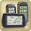 Touchscreen GPS handhelds